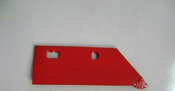Red Painted Welding Alloy Point Wear Resistant Farm Plowshare