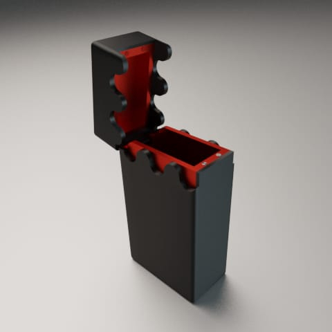 OEM Metal box car key holder CNC Milling Metal Parts Aluminum Box For Car Keys