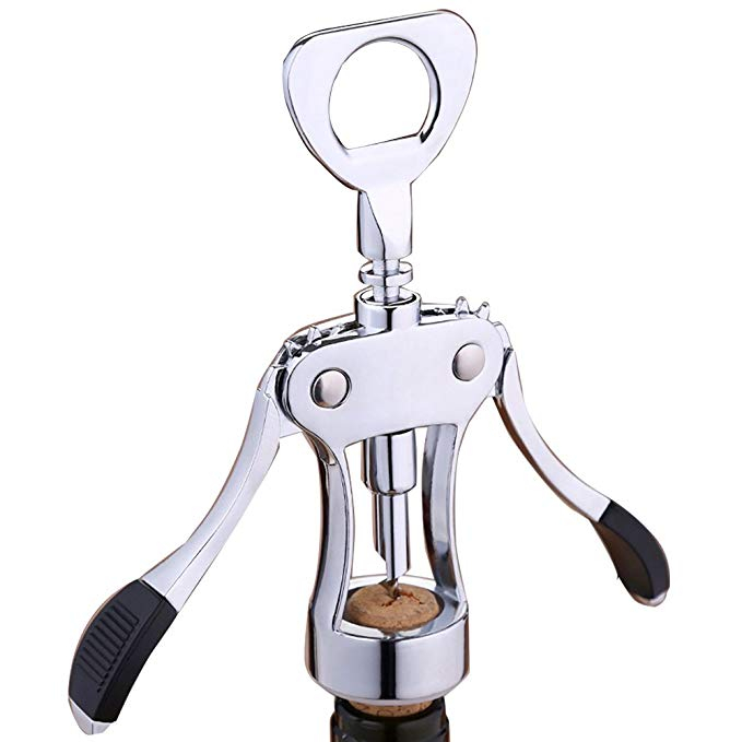 metal winged cork screw wing corkscrew wine opener