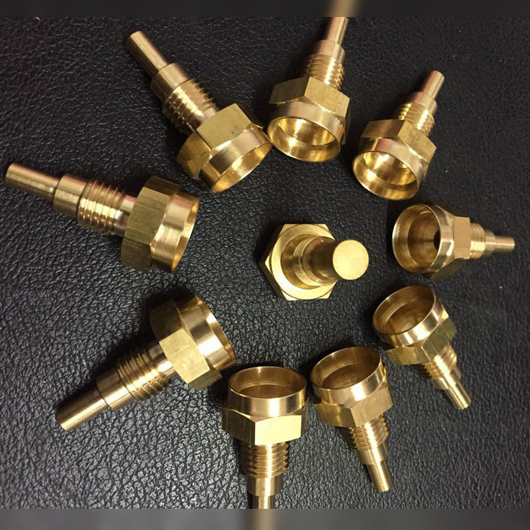 custom cnc machining brass nozzle
